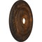Ekena Millwork Logan Ceiling Medallion (Fits Canopies up to 6 1/8"), Hand-Painted Rust, 24 1/4"OD x 3 7/8"ID x 2"P CM24LO1RUS - alternate 4